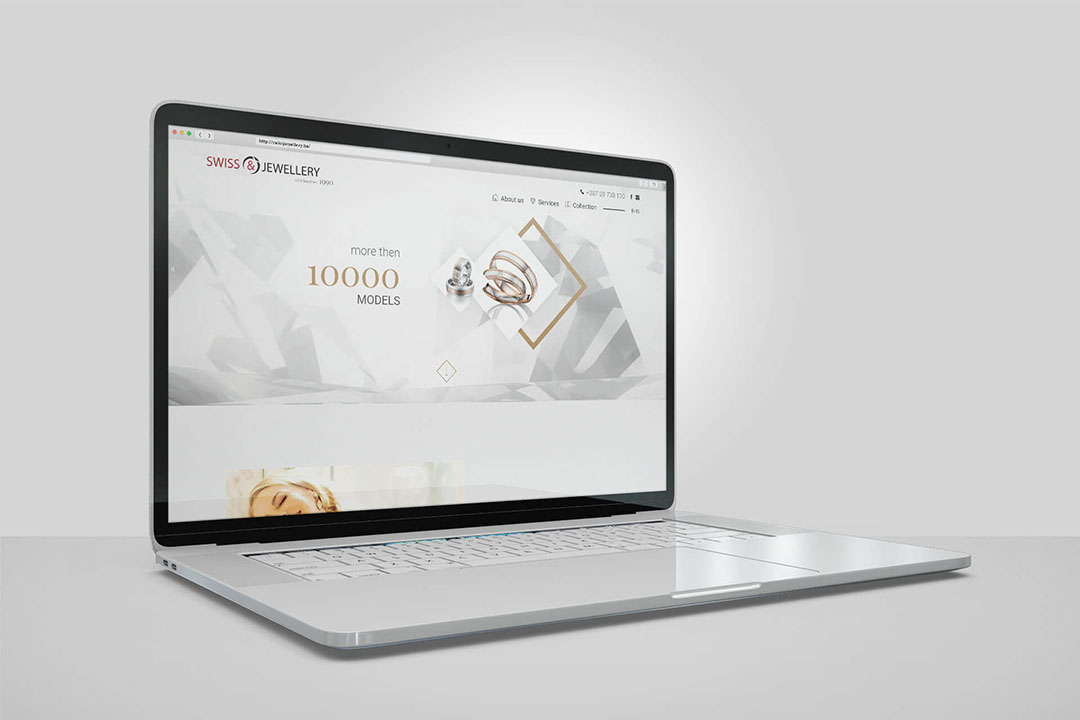 Project Swiss Jewellery Rigns, Website Design, Programming, CEO, CRM